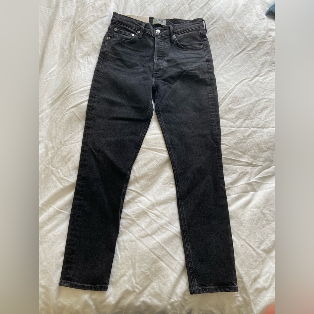 AGOLDE NICO HIGH RISE SLIM FIT JEANS
